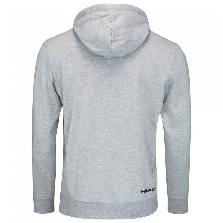 Head Club Fynn Hoodie FZ Grey Melange